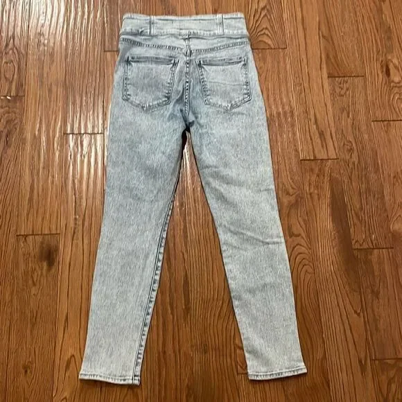 Veronica Beard Katherine Corset extra high rise skinny jeans 28 - Picture 10 of 13